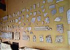 St. Paul (Rome), marble fragments from the ancient Roman graveyard at the walls of the monasteryÂ´s cloister