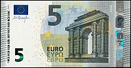 European Union, European Central Bank, Pick 20m. 5 Euro, 2013 AD. Printer: Valora S.A., Carregado, Portugal, M005F6-MA2425717712 Obverse 