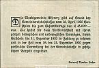 1920 AD., Austria, 1st Republic, Eisenerz (Gemeinde), Notgeld, collector series issue, 30 Heller, JPR 169-30. Reverse 
