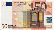 European Union, European Central Bank, Pick 4x.1. 50 Euro, 2002-2003 AD., Printer: Giesecke & Devrient (Germany), P004C4-X13176890552 Obverse 