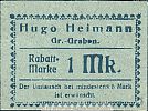 1916-1921 AD., Germany, 2nd Empire-Weimar Republic, Gross-Graben, Hugo Heimann, Notgeld, currency issue, 1 Mark, Tieste 2540.05.05. (1) Obverse