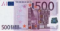 European Union, European Central Bank, Pick 14x. 500 Euro, 2004-2011 AD. Printer: Bundesdruckerei, Berlin, Germany, R007B2-X02631676178 Obverse 