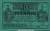 1919 AD., Germany, Weimar Republic, Jauer, Stadt, Notgeld, currency issue, 10 Pfennig, Grabowski J5.2. 241440 Obverse 