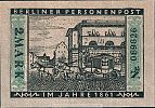1922 AD., Germany, Weimar Republic, Berlin (city), Notgeld, collector series issue, urban transport series, 1861, 2 Mark, Grabowski/Mehl 92.3-3/10. 089826 Reverse 