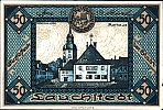 1919 AD., Germany, Weimar Republic, Bad Lauchstedt (town), Notgeld, currency issue, 50 Pfennig, Tieste 3905.05.02.2. Obverse 