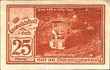 1921 AD., Germany, Weimar Republic, Leopoldshall (town), Notgeld, collector series issue, 25 Pfennig, Grabowski/Mehl 794.2a-1/3. 2202 Reverse 
