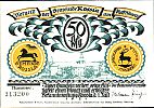 1921 AD., Germany, Weimar Republic, Rossla am Kyffhäuser (municipality), Notgeld, collector series issue, 50 Pfennig, Grabowski/Mehl 1136.1-9/12. 213200 Obverse 