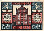 1922 AD., Germany, Weimar Republic, Goch, Stadt, Notgeld, collector series issue, 75 Pfennig, Grabowski/Mehl 445.3a-3/6. Obverse 