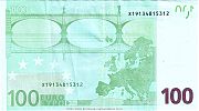 European Union, European Central Bank, Pick 18x.2. 100 Euro, 2011-2019 AD., Printer: Oberthur Fiduciaire, Chantepie, France, E003C5-X19134815312 Reverse