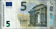 European Union, European Central Bank, Pick 20z. 5 Euro, 2013 AD. Printer: Banque Nationale de Belgique, Brussels, Belgium, Z021D4-ZD2339955283 Obverse 